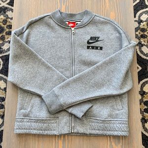 *NEW* Gray Nike Air Zip Up Sweatshirt